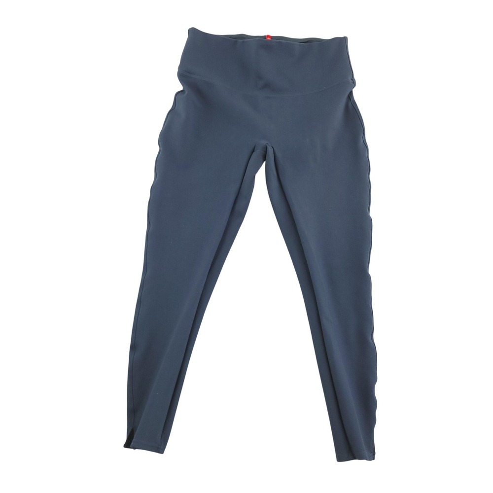 Spanx Leggings Womens L Blue High Rise Ankle Shaping Stretch Tummy‎ Control
